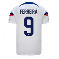 Camiseta Estados Unidos Jesus Ferreira #9 Primera Equipación Replica Mundial 2022 mangas cortas